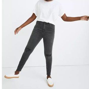 Madewell Curvy High Rise Skinny Jeans in Black Sea Size 29